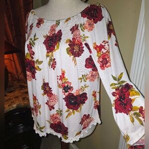 Floral Boho Victorian Vibe Soft Top L